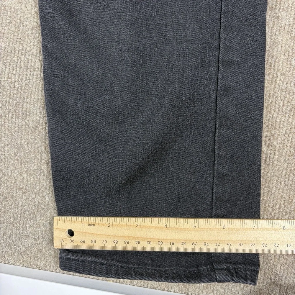 Calvin Klein Slim Straight Fit Jeans Mens W33 L30 Black Stretch Denim Pants